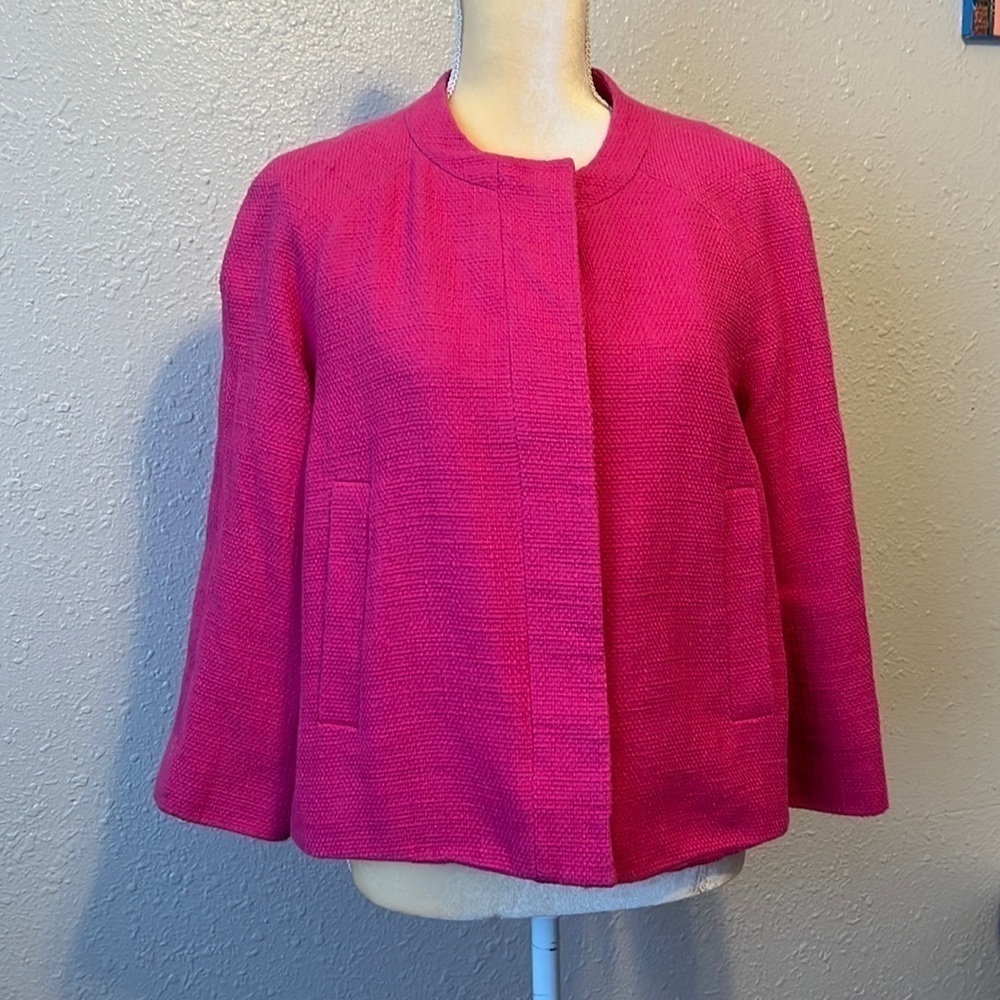 𝅺liz Claiborne Hot Pink‎ Coat Size M